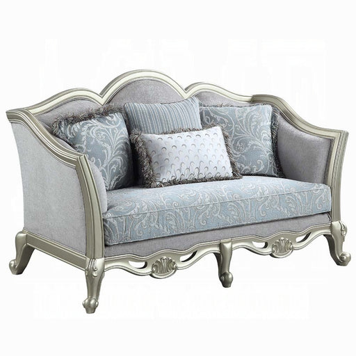 ACME Qunsia Loveseat W/4 Pillows - Bed & Sofa Hub