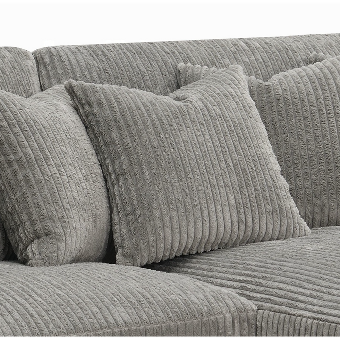 ACME Tavia Reversible Sectional Sofa W/6 Pillows - Bed & Sofa Hub