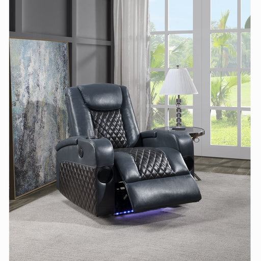 ACME Alair Power Motion Recliner W/Bluetooth, Wireless Charger & Cupholder - Bed & Sofa Hub