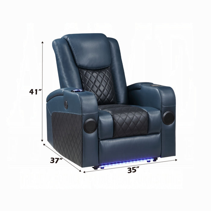 ACME Alair Power Motion Recliner W/Bluetooth, Wireless Charger & Cupholder - Bed & Sofa Hub