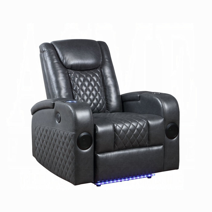 ACME Alair Power Motion Recliner W/Bluetooth, Wireless Charger & Cupholder - Bed & Sofa Hub
