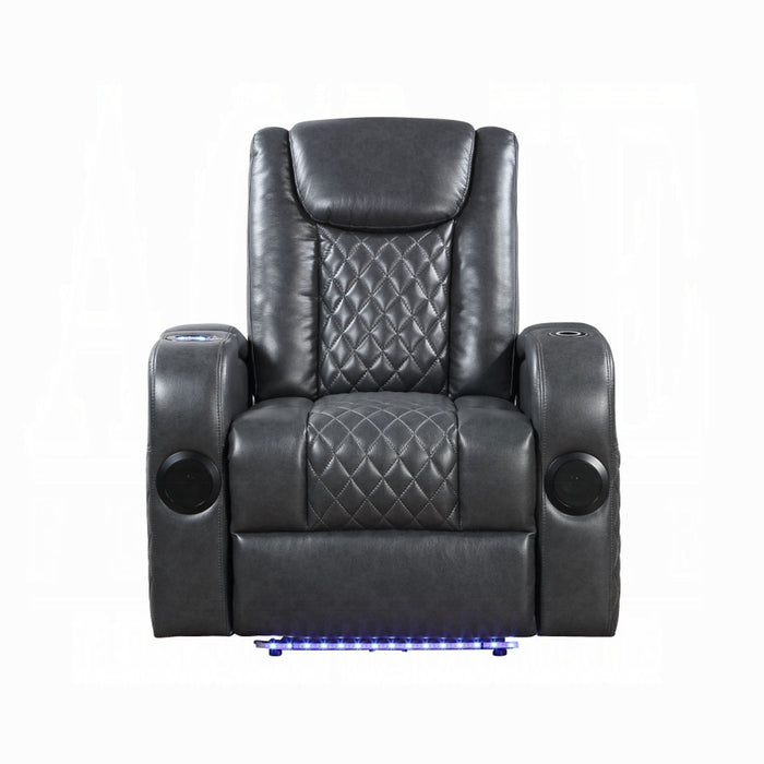 ACME Alair Power Motion Recliner W/Bluetooth, Wireless Charger & Cupholder - Bed & Sofa Hub