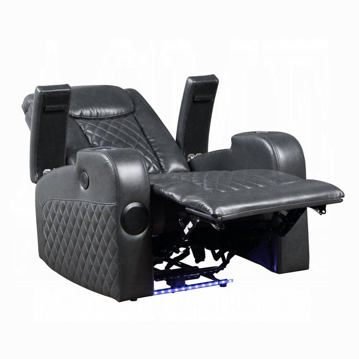 ACME Alair Power Motion Recliner W/Bluetooth, Wireless Charger & Cupholder - Bed & Sofa Hub