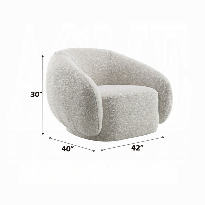 ACME Isabel Chair W/Swivel - Bed & Sofa Hub