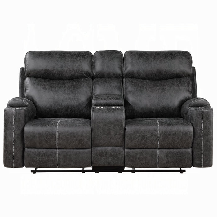 ACME Hirah Motion Loveseat w/Console & USB Port - Bed & Sofa Hub