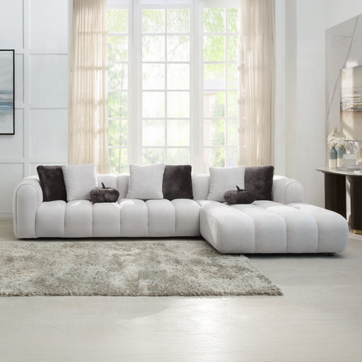ACME Manilla Sectional Sofa w/8 Pillows - Bed & Sofa Hub