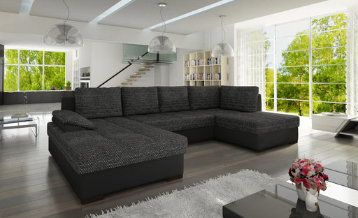 Maxima House Sectional NELLY MAXI Full size Sleeper with storage WN0050 - Bed & Sofa Hub