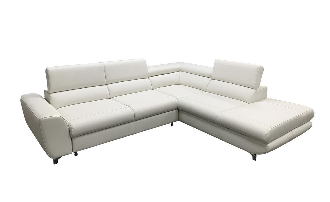 Maxima House Leather Sectional Sleeper Sofa PIANO BEN032 - Bed & Sofa Hub