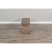 Sunny Designs Wood Side Bench Buckskin - Bed & Sofa Hub