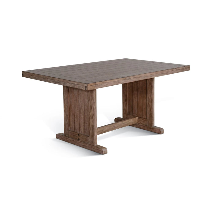 Sunny Designs Rectangular Wood Dining Table Buckskin - Bed & Sofa Hub