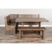 Sunny Designs Wood Breakfast Nook Dining Set Buckskin - Bed & Sofa Hub