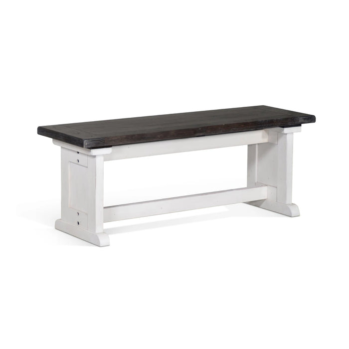 Sunny Designs Wood Side Bench European cottage - Bed & Sofa Hub