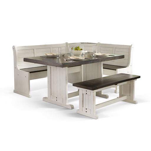 Sunny Designs Wood Breakfast Nook Dining Set European Cottage - Bed & Sofa Hub