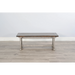 Sunny Designs Wood Side Bench Tobacco Leaf and Alpine Grey - Bed & Sofa Hub