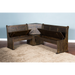 Sunny Designs Wood Breakfast Nook Dining Set Tobacco Leaf - Bed & Sofa Hub