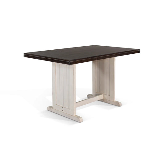 Sunny Designs Rectangular Wood Counter Height Dining Table European Cottage - Bed & Sofa Hub