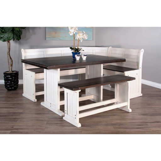 Sunny Designs Carriage House Counter Height Breakfast Nook Set European Cottage - Bed & Sofa Hub