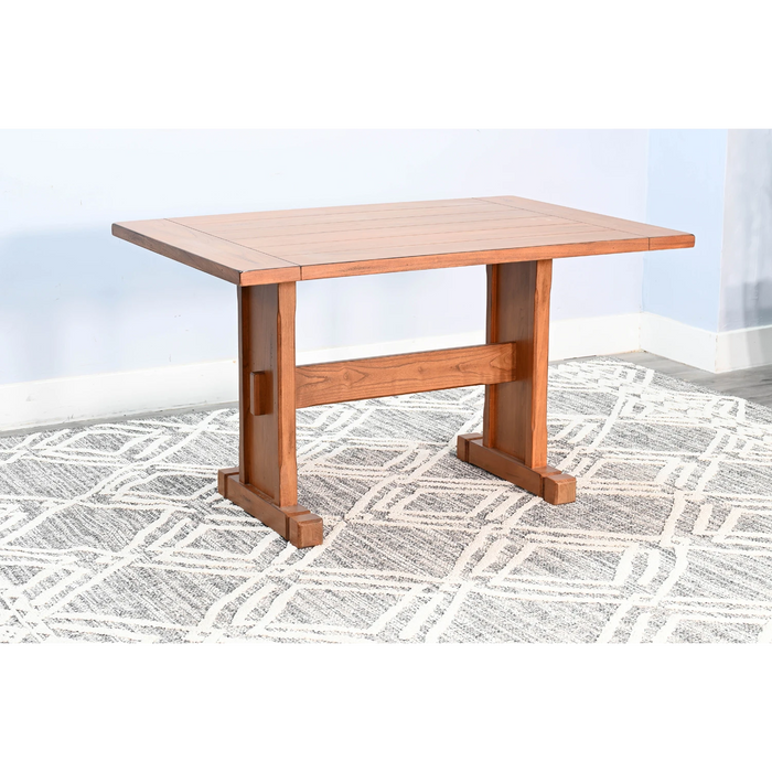 Sunny Designs Rectangular Wood Dining Table Rustic Oak - Bed & Sofa Hub