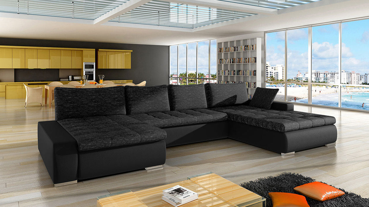 Maxima House LEANDRO Sectional Sleeper Sofa MIR029 - Bed & Sofa Hub