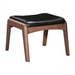 Zuo Bully Lounge Chair & Ottoman Black - Bed & Sofa Hub