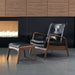 Zuo Bully Lounge Chair & Ottoman Black - Bed & Sofa Hub