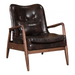 Zuo Bully Lounge Chair & Ottoman Brown - Bed & Sofa Hub