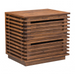 Zuo Linea End Table Walnut - Bed & Sofa Hub