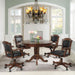 Coaster Turk 5-piece 3-in-1 Dining and Game Table Room Set Tobacco - Bed & Sofa Hub