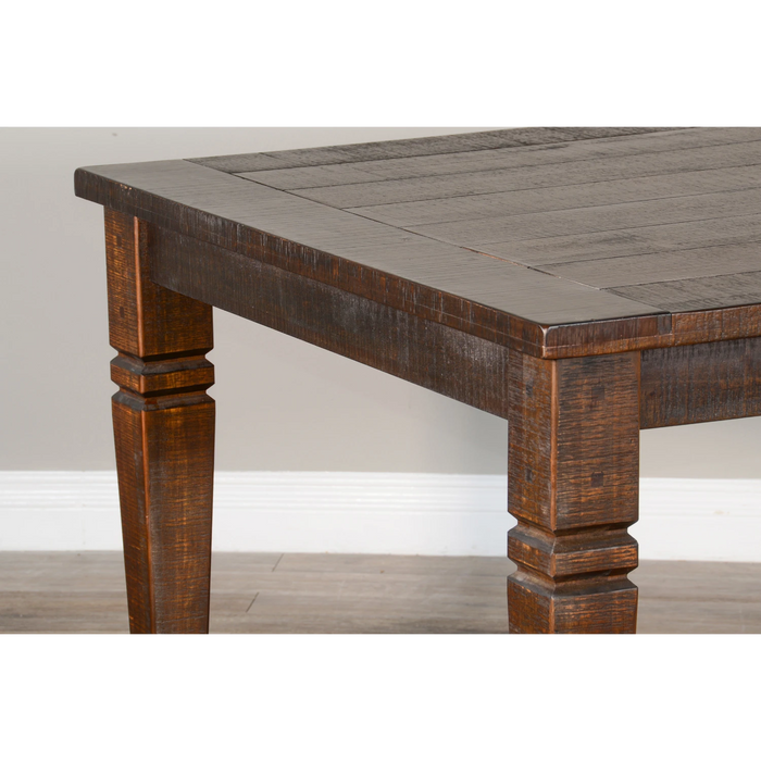 Sunny Designs Extension Dining Table with Butterfly Leaf Tobacco Leaf - Bed & Sofa Hub