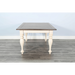 Sunny Designs Pasadena Rectangular Extension Dining Table Marble White / Buckskin - Bed & Sofa Hub