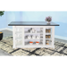 Sunny Designs Carriage House Kitchen Island, 13" Drop Leaf European Cottage - Bed & Sofa Hub