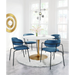Zuo Ithaca Dining Table White & Gold - Bed & Sofa Hub