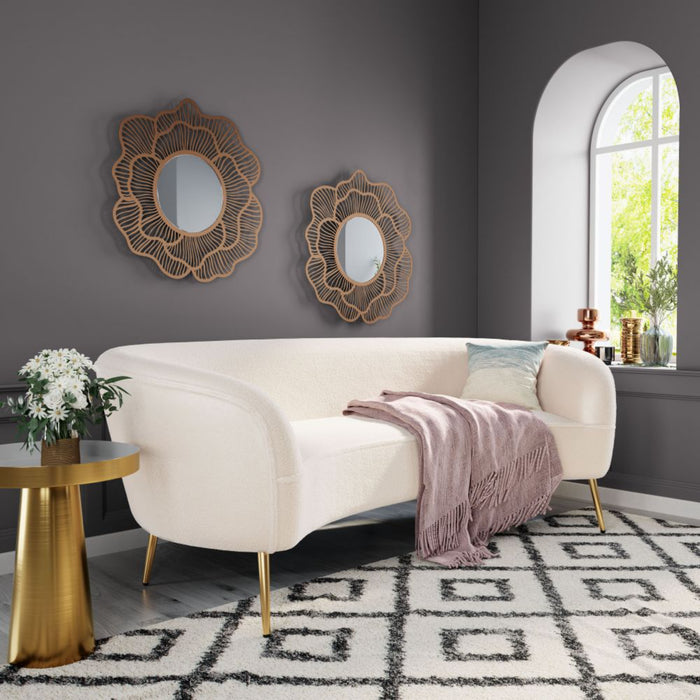 ZUO Luna Sofa Cream - Bed & Sofa Hub