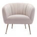Zuo Deco Accent Chair Beige - Bed & Sofa Hub