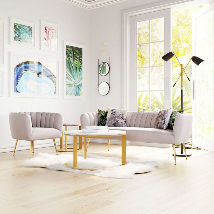 Zuo Deco Sofa Beige - Bed & Sofa Hub