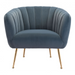 Zuo Deco Accent Chair Gray - Bed & Sofa Hub