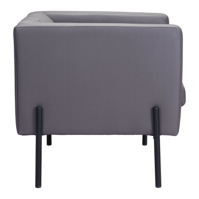 Zuo Jess Accent Chair Gray - Bed & Sofa Hub
