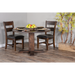 Sunny Designs Ladderback Wood Dining Chair Tobacco leaf - Bed & Sofa Hub