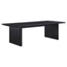 Coaster Brookmead 7 piece Extension Leaf Dining Room Table Set Black - Bed & Sofa Hub
