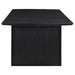 Coaster Brookmead 7 piece Extension Leaf Dining Room Table Set Black - Bed & Sofa Hub