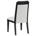 Coaster Brookmead 7 piece Extension Leaf Dining Room Table Set Black - Bed & Sofa Hub