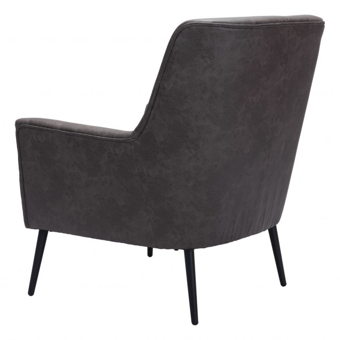 Zuo Ontario Accent Chair Vintage Black - Bed & Sofa Hub