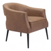 Zuo Berkeley Accent Chair Vintage Brown - Bed & Sofa Hub