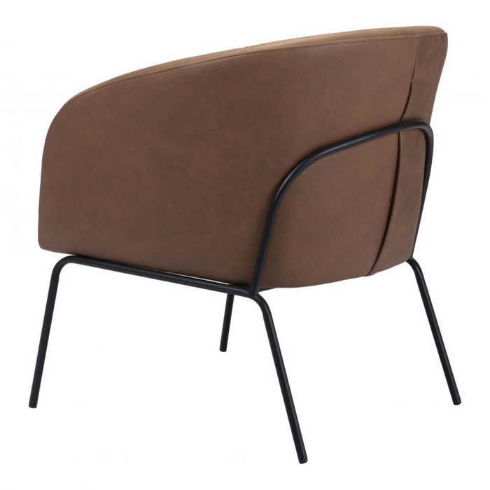 Zuo Quinten Accent Chair Vintage Brown - Bed & Sofa Hub