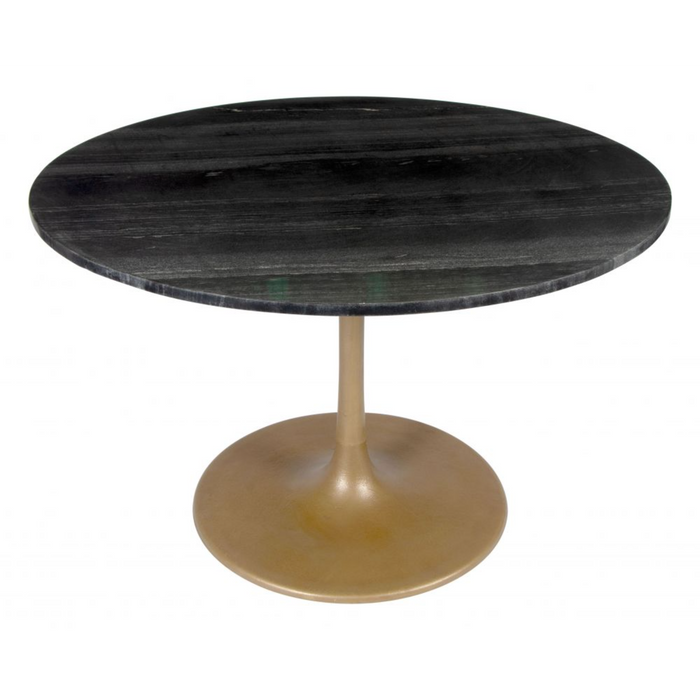 Zuo Taj Dining Table Black & Gold - Bed & Sofa Hub