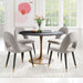 Zuo Taj Dining Table Black & Gold - Bed & Sofa Hub