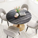 Zuo Taj Dining Table Black & Gold - Bed & Sofa Hub
