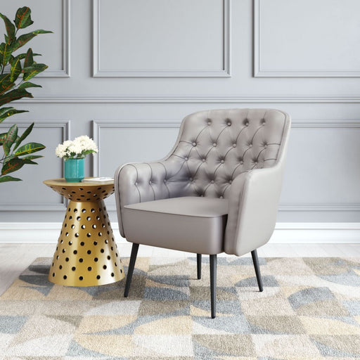 Zuo Tasmania Accent Chair Gray - Bed & Sofa Hub
