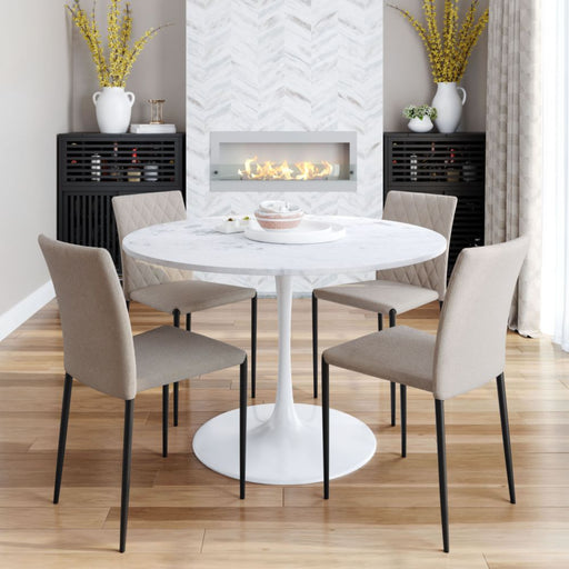 Zuo Phoenix Dining Table White - Bed & Sofa Hub