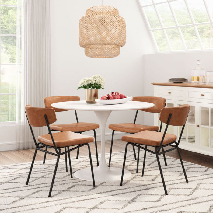 Zuo Phoenix Dining Table White - Bed & Sofa Hub